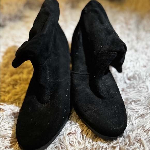 Ankle faux suede cowboy boots - Picture 8 of 11